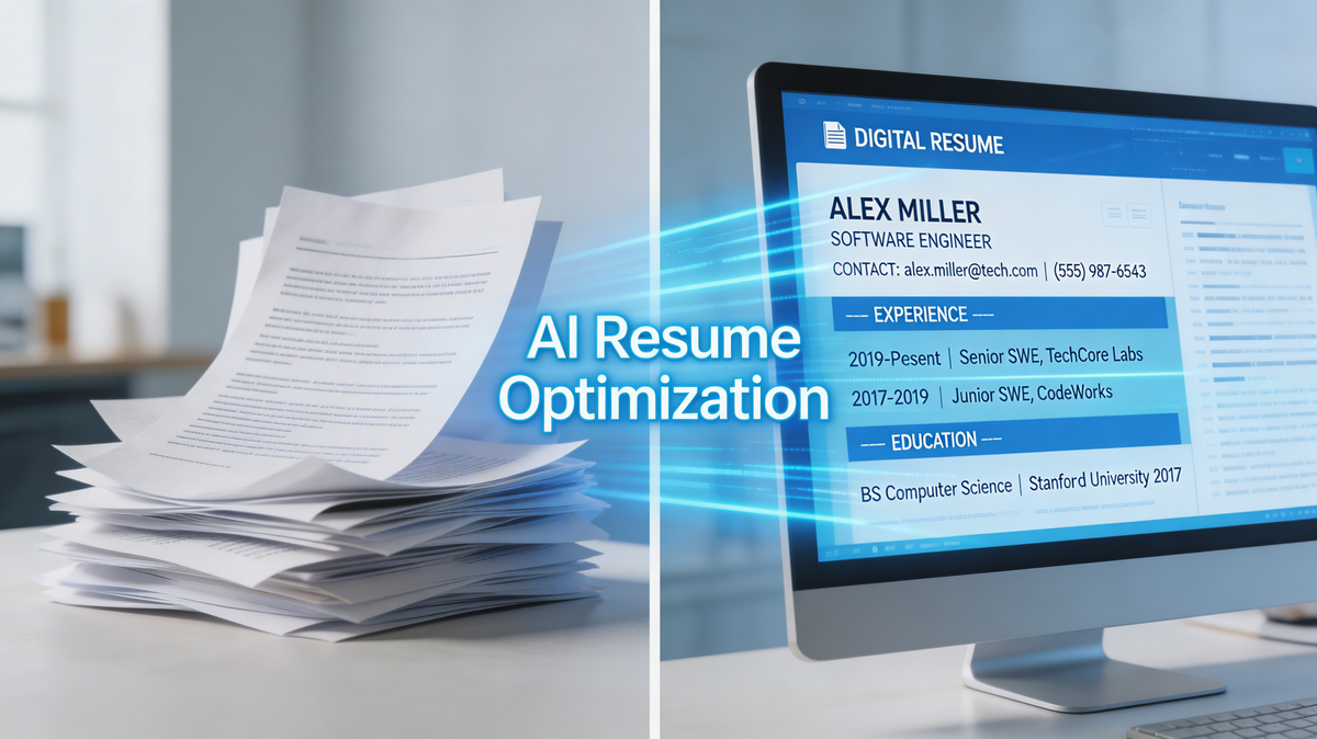 简历投递没音讯？试试"免费"简历智能优化，让平凡经历变成亮点