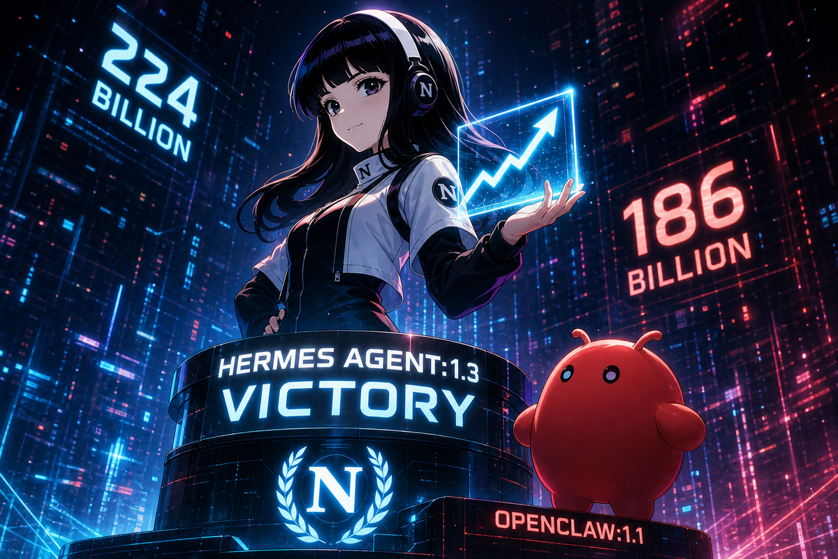 Hermes Agent 登顶 OpenRouter 调用量第一，Agentic AI 时代已不可逆转