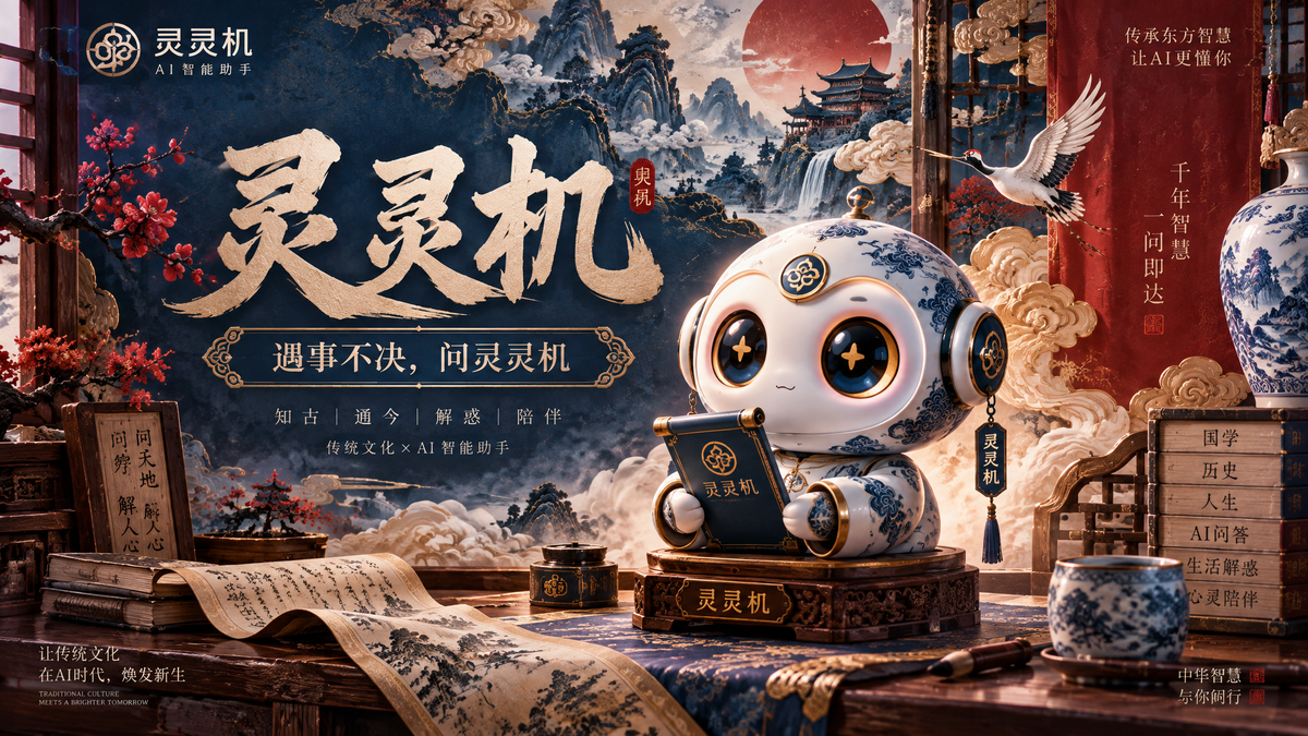 遇事不决，问灵灵机！传统智慧碰撞国潮AI的新篇章