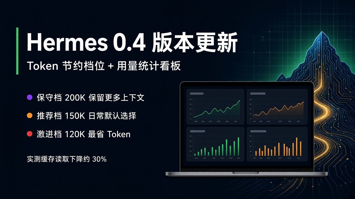 别让缓存白花钱——仙踪问道·爱马仕助手 0.4 版上线Token节约档位