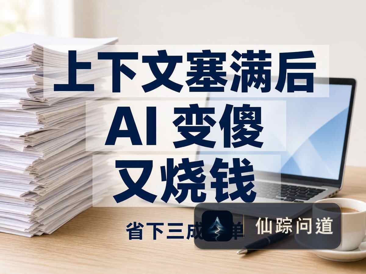 上下文塞满后，AI 变傻又烧钱：5 个省 Token 的做法