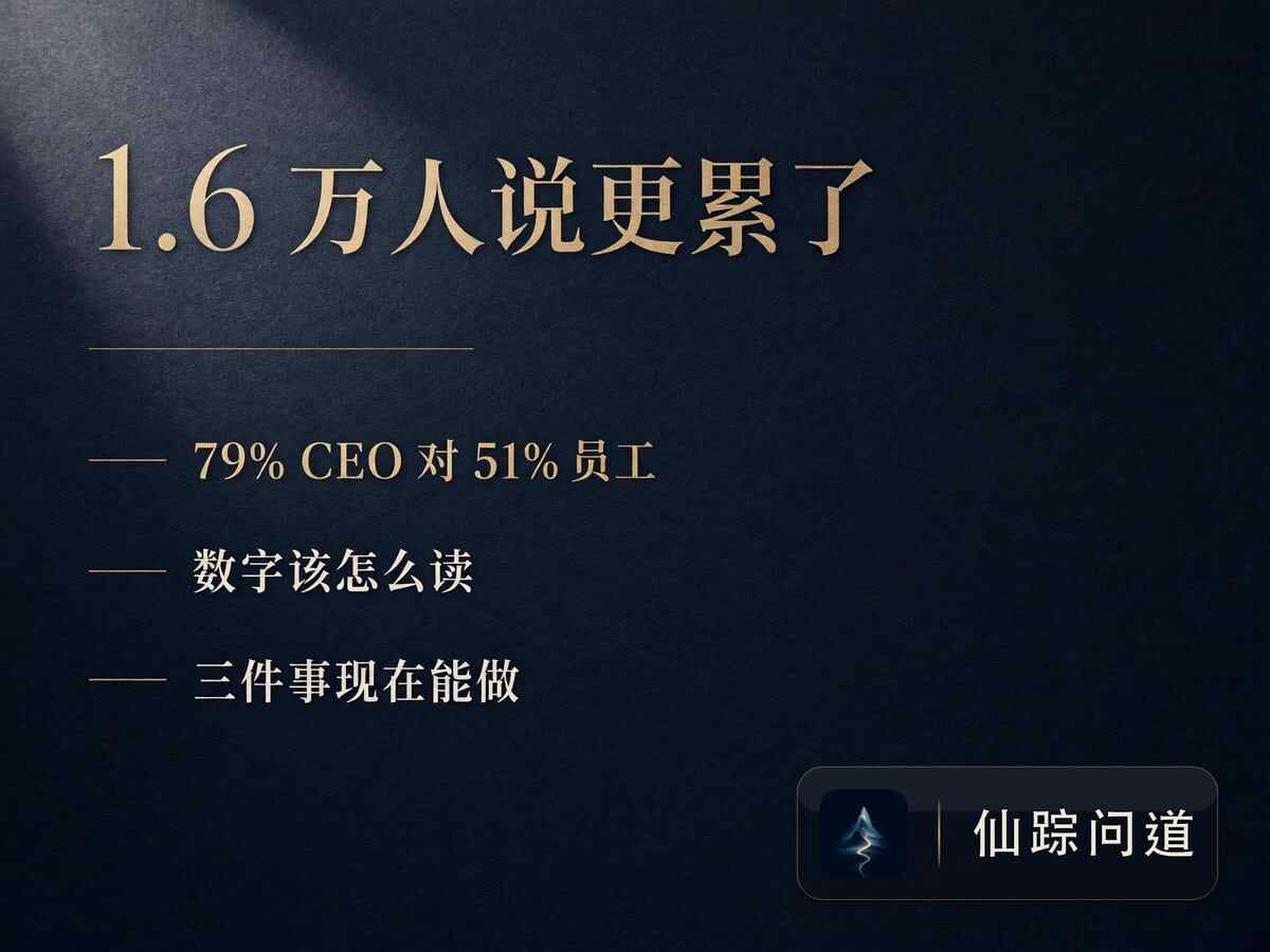 1.6 万人说更累了，报告该怎么读