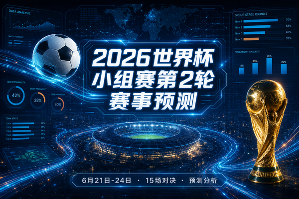 2026世界杯 小组赛第2轮 赛前分析预测（6月21日-24日）