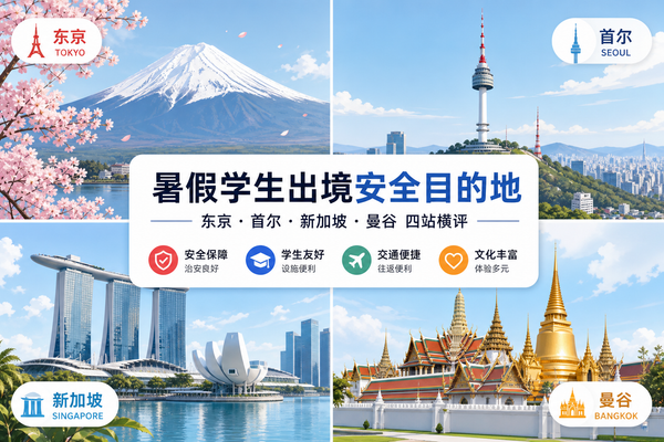 暑假出国浪，先看安全分！这四个地方敢去的人已经订票了